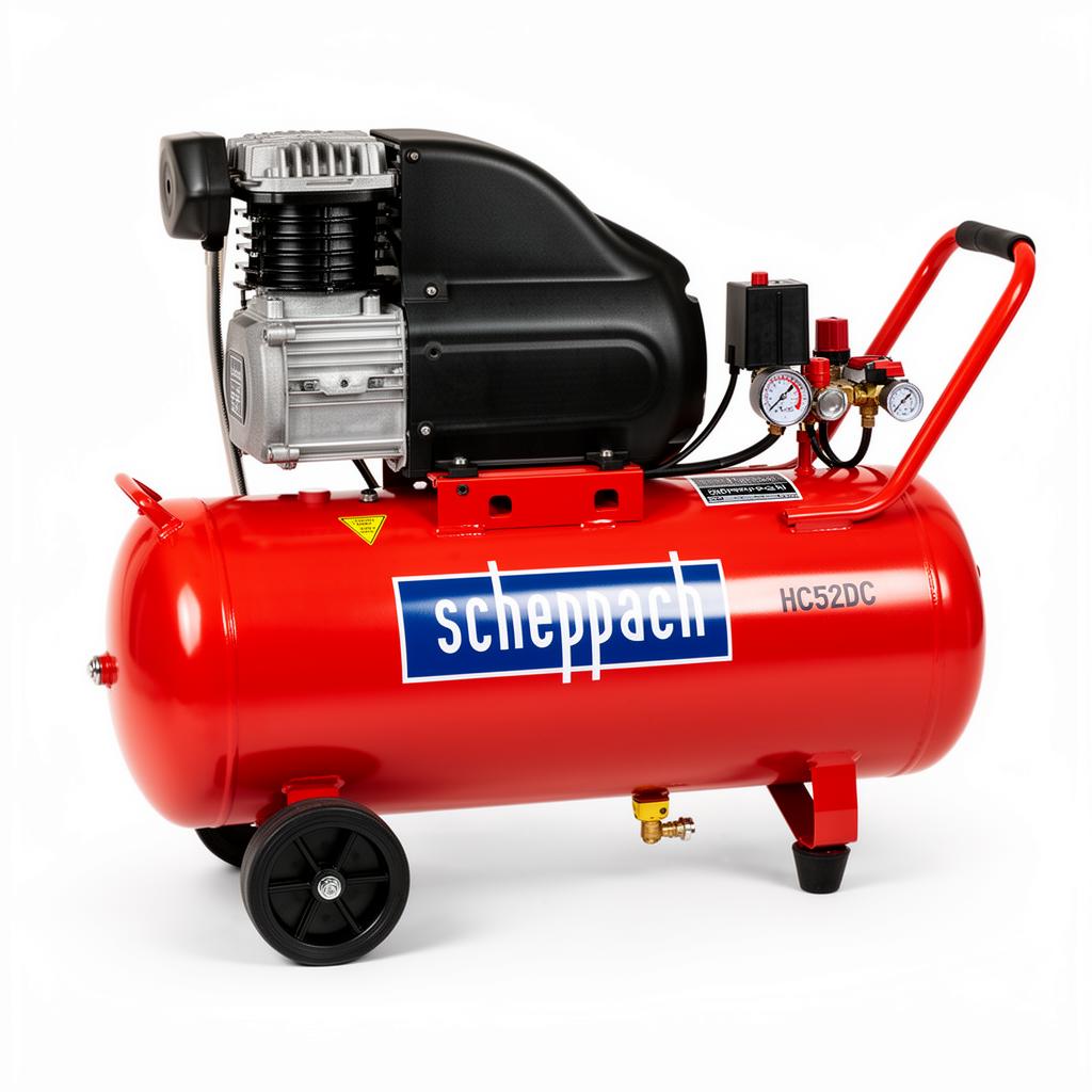 Scheppach HC52DC 50L - Compresseur bi-cylindre