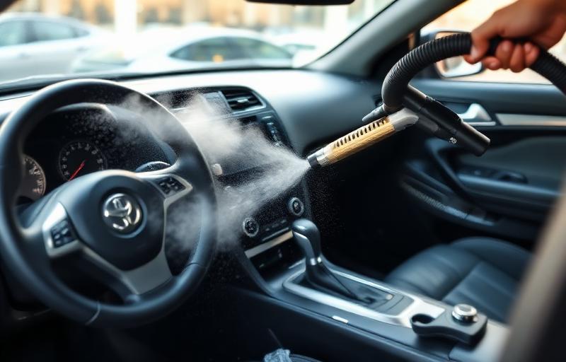 Nettoyeur vapeur professionnel nettoyant intérieur voiture